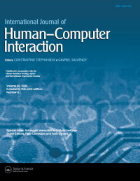 Cover image for International Journal of Human–Computer Interaction, Volume 40, Issue 6, 2024