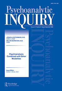 Cover image for Psychoanalytic Inquiry, Volume 40, Issue 6, 2020