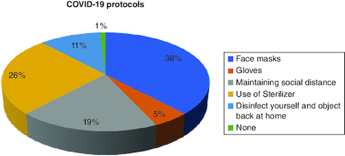 Figure 1. COVID-19 protocols during the lockdown.