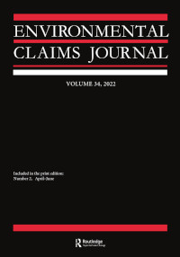 Cover image for Environmental Claims Journal, Volume 34, Issue 2, 2022