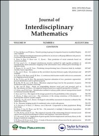 Cover image for Journal of Interdisciplinary Mathematics, Volume 22, Issue 5, 2019