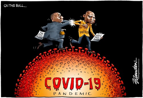 Figure 7. “On the ball” by Brandan, Sunday Times (22/03/2020). Reproduced with permission from Brandan Reynolds.