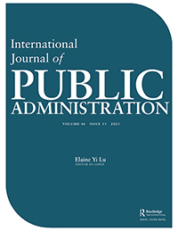 Cover image for International Journal of Public Administration, Volume 46, Issue 13, 2023