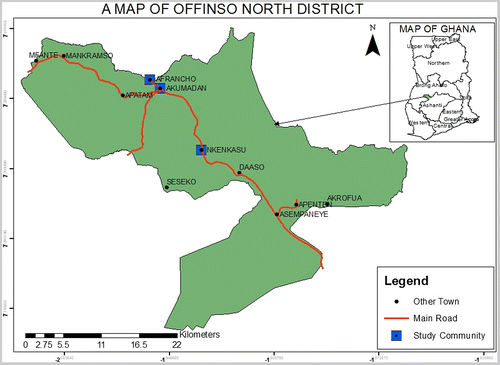 Figure 1. Map of the study area.