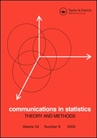 Cover image for Communications in Statistics - Theory and Methods, Volume 20, Issue 1, 1991