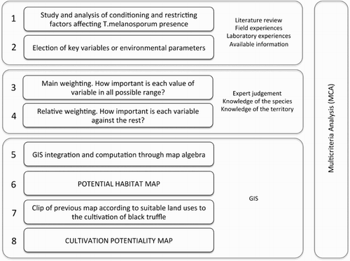 Figure 1. Work process of MCA. Adapted from CitationSerrano-Notivoli et al. (2015).