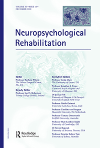 Cover image for Neuropsychological Rehabilitation, Volume 30, Issue 10, 2020