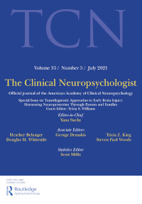 Cover image for The Clinical Neuropsychologist, Volume 35, Issue 5, 2021