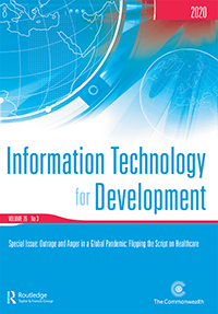 Cover image for Information Technology for Development, Volume 26, Issue 3, 2020