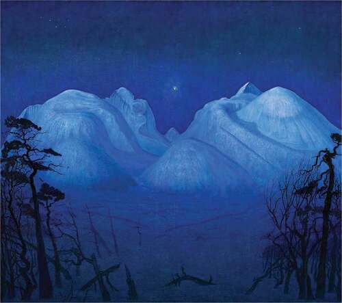 Figure 17. Harald Sohlberg, Vinternatt i Rondane (Winter Night in the Mountains), 1914, oil on canvas, 160 × 180 cm. Photo: Børre Høstland. Courtesy The National Museum of Norway