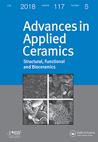 Cover image for Advances in Applied Ceramics, Volume 117, Issue 5, 2018