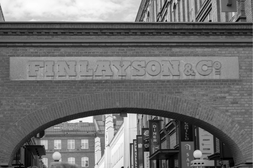 Figure 1. The main entrance to Finlayson still dominates the view in the city centre. (Photo: Lauri Hietala)