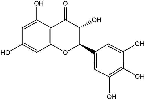 Figure 1. The chemical structure of DHM.