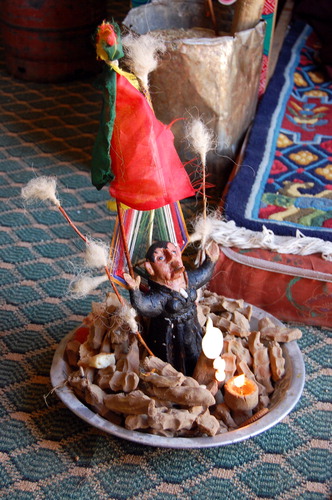 FIG 5 A mikha pumo constructed for a wedding in Sakti, eastern Ladakh.