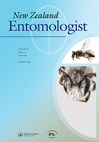 Cover image for New Zealand Entomologist, Volume 39, Issue 2, 2016
