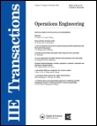 Cover image for IISE Transactions, Volume 38, Issue 3, 2006