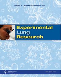 Cover image for Experimental Lung Research, Volume 41, Issue 10, 2015