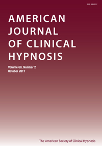 Cover image for American Journal of Clinical Hypnosis, Volume 60, Issue 2, 2017