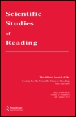 Cover image for Scientific Studies of Reading, Volume 18, Issue 2, 2014