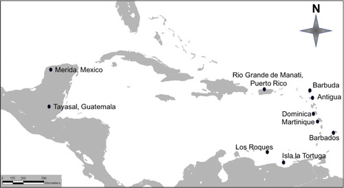 Figure 1. Locations of studies in this issue.