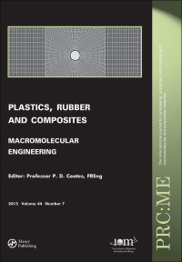 Cover image for Plastics, Rubber and Composites, Volume 37, Issue 2-4, 2008