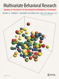 Cover image for Multivariate Behavioral Research, Volume 55, Issue 6, 2020