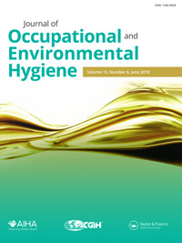 Cover image for Journal of Occupational and Environmental Hygiene, Volume 15, Issue 6, 2018
