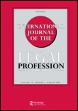 Cover image for International Journal of the Legal Profession, Volume 4, Issue 1-2, 1997
