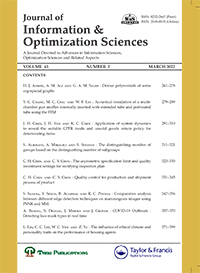Cover image for Journal of Information and Optimization Sciences, Volume 43, Issue 2, 2022