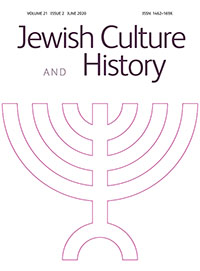 Cover image for Jewish Culture and History, Volume 21, Issue 2, 2020