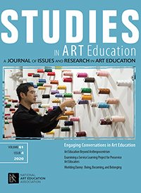 Cover image for Studies in Art Education, Volume 61, Issue 4, 2020