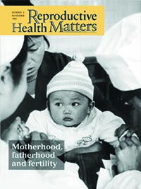 Cover image for Sexual and Reproductive Health Matters, Volume 2, Issue 4, 1994