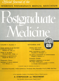 Cover image for Postgraduate Medicine, Volume 4, Issue 3, 1948