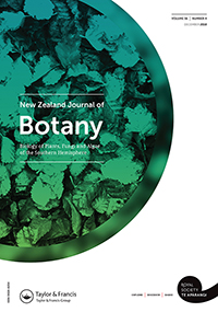 Cover image for New Zealand Journal of Botany, Volume 56, Issue 4, 2018