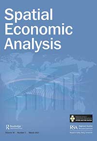 Cover image for Spatial Economic Analysis, Volume 16, Issue 1, 2021