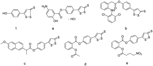 Figure 1. Chemical structures of ADT-OH and ADT-OH derivatives.