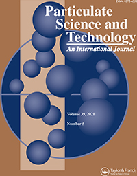 Cover image for Particulate Science and Technology, Volume 39, Issue 5, 2021