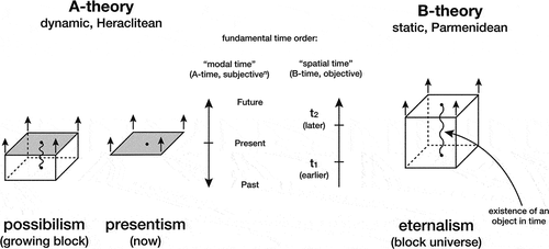 Figure 1. Conceptualization of the A and B series of time.