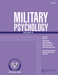 Cover image for Military Psychology, Volume 35, Issue 5, 2023