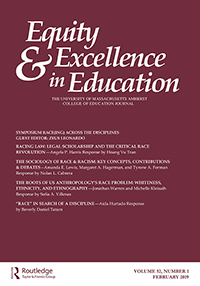 Cover image for Equity & Excellence in Education, Volume 52, Issue 1, 2019