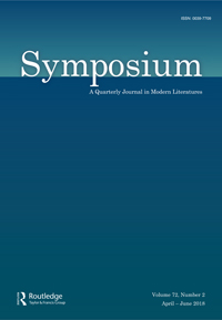 Cover image for Symposium: A Quarterly Journal in Modern Literatures, Volume 72, Issue 2, 2018