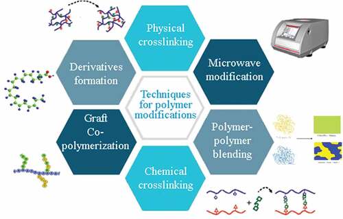 Figure 1. Various techniques for polymer modifications.