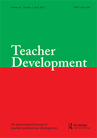 Cover image for Teacher Development, Volume 26, Issue 2, 2022