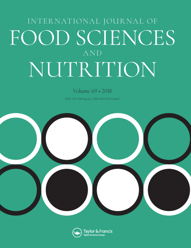 Cover image for International Journal of Food Sciences and Nutrition, Volume 69, Issue 1, 2018
