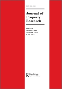 Cover image for Journal of Property Research, Volume 14, Issue 1, 1997