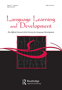 Cover image for Language Learning and Development, Volume 17, Issue 2, 2021