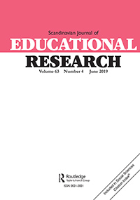 Cover image for Scandinavian Journal of Educational Research, Volume 63, Issue 4, 2019