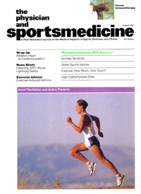 Cover image for The Physician and Sportsmedicine, Volume 19, Issue 8, 1991