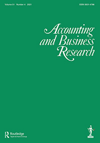 Cover image for Accounting and Business Research, Volume 51, Issue 4, 2021