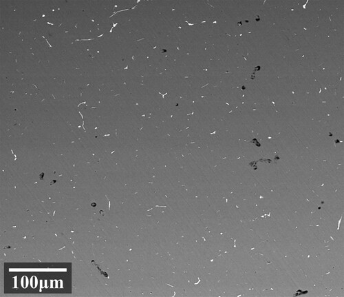 Figure 9. The effect of the 450°C/16 h solution treatment.